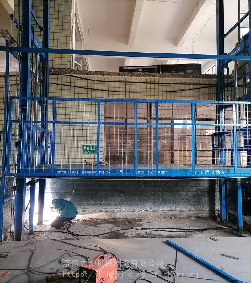 承德升降货梯-5吨电动升降货梯-电动货梯报价-力豪机械